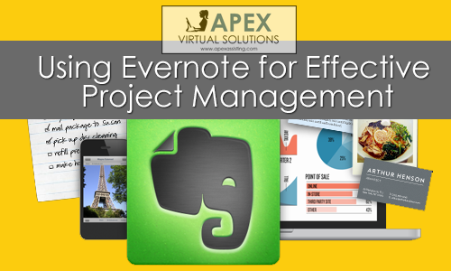 how to use evernote for project management