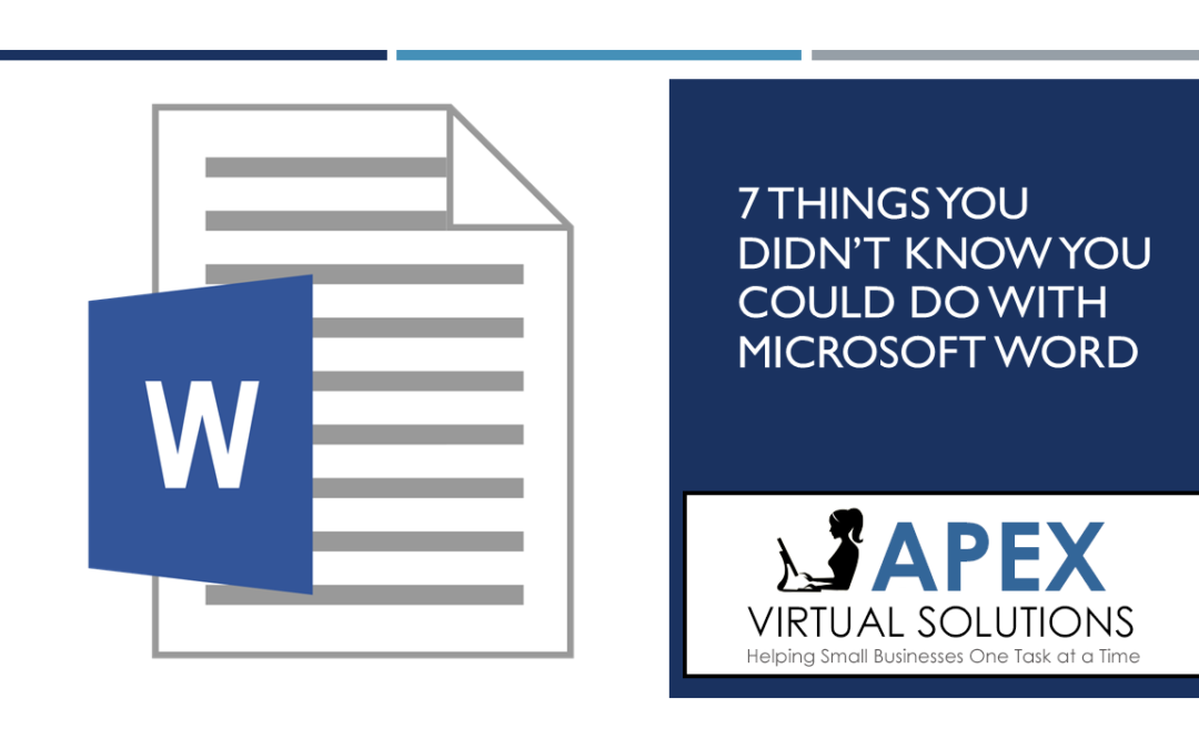 7 Things You Didn't Know You Could Do With Microsoft Word